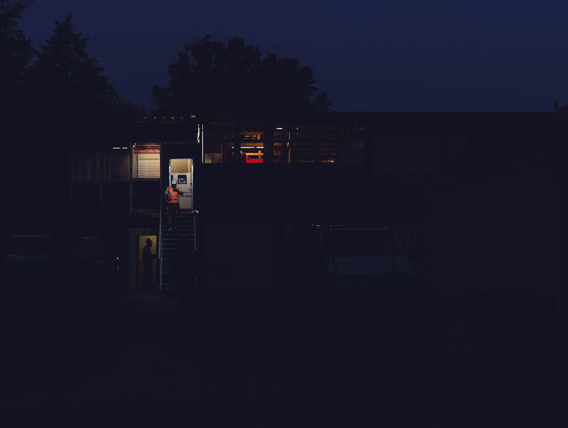 Bauarbeiten im Finsteren