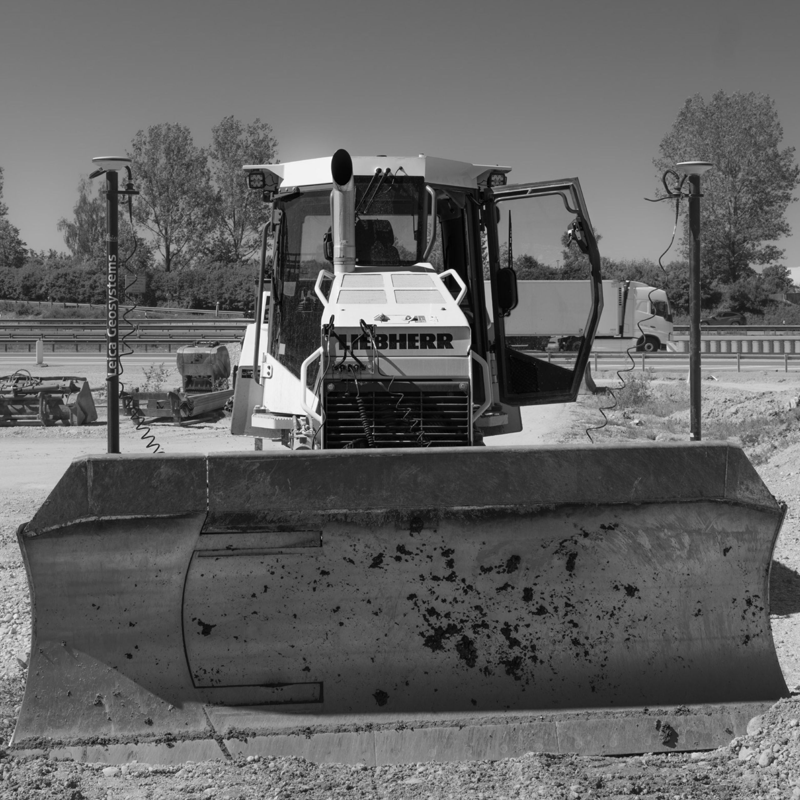 Foto: Baustellenfahrzeug -