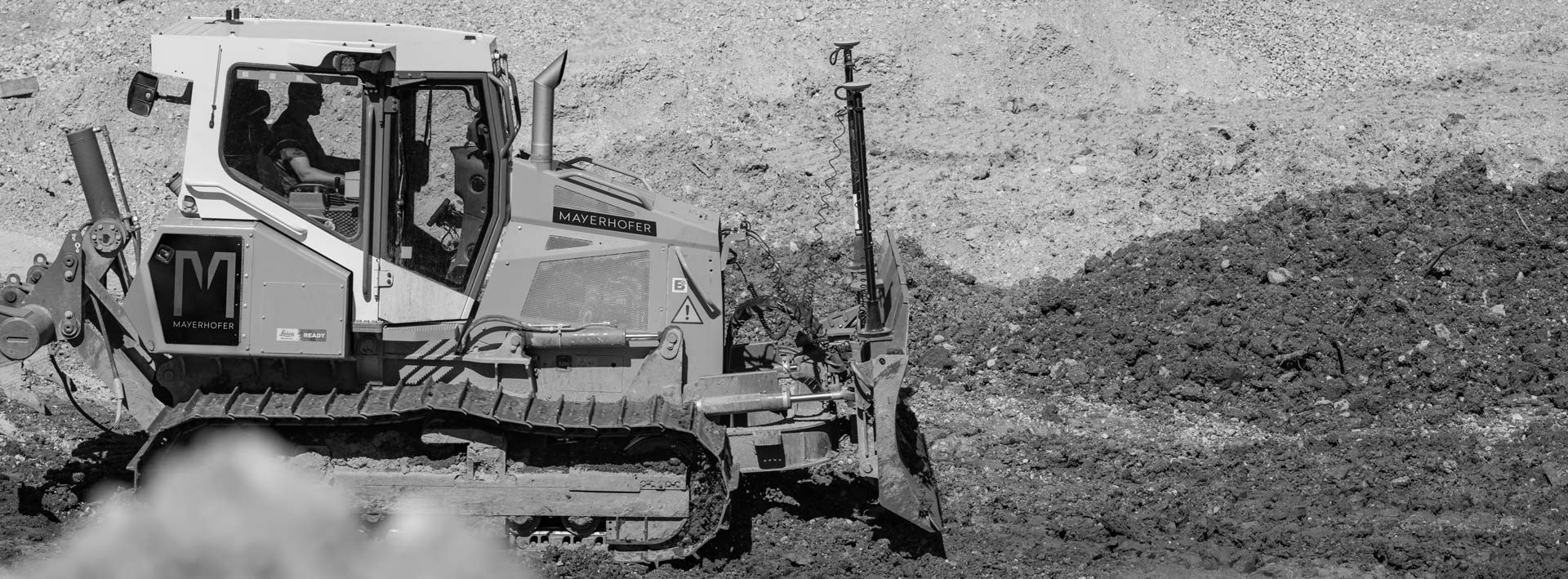Foto: Bagger von der Seite -